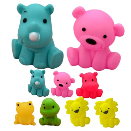 Toyvian 9 Stück Teiliges Badespielzeug aus Vinyl Quiekende Badetier Spielzeuge in Bunten Farben Schwimmfähig und Schimmelfrei Geeignet für Junge Mädchen und Kleinkinder Badewanne Pool und Toyvian 9 Stück Teiliges Badespielzeug aus Vinyl Quiekende Badetier Spielzeuge in Bunten Farben Schwimmfähig und Schimmelfrei Geeignet für Junge Mädchen und Kleinkinder Badewanne Pool und von Toyvian