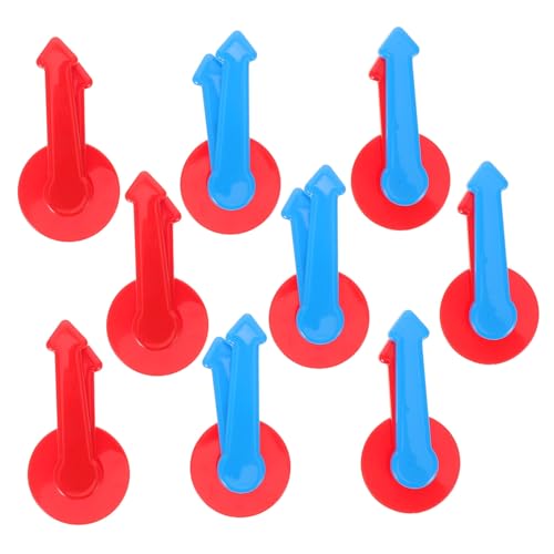 Toyvian 9 Stück Teiliges Kunststoff Spielpfeil Drehbare Klingelnde Pfeile für Tischspiele Lernspielzeug Ersatzteile für Brettspiele Rot Blau für Schule und Party Toyvian 9 Stück Teiliges Kunststoff Spielpfeil Drehbare Klingelnde Pfeile für Tischspiele Lernspielzeug Ersatzteile für Brettspiele Rot Blau für Schule und Party von Toyvian