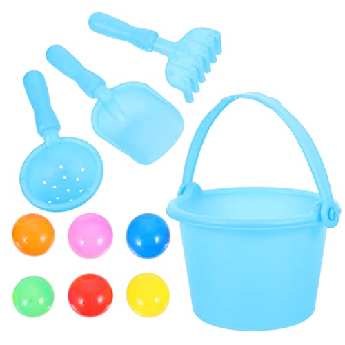 Toyvian 9 Stücke Kinder Sand Playset Funny Beach Shovel Rechen Spielzeug Ball Spielzeug von Toyvian