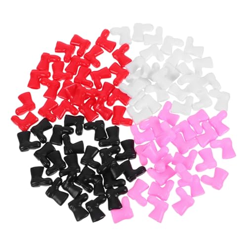 Toyvian 96 Stück Teiliges Mini Weihnachtsmann Stiefel aus Leichtem Kunststoff Bunte Mini Stiefel für Puppenhaus Weihnachtsdekoration DIY Bastelzubehör für Christbaum Tischdeko und Toyvian 96 Stück Teiliges Mini Weihnachtsmann Stiefel aus Leichtem Kunststoff Bunte Mini Stiefel für Puppenhaus Weihnachtsdekoration DIY Bastelzubehör für Christbaum Tischdeko und von Toyvian