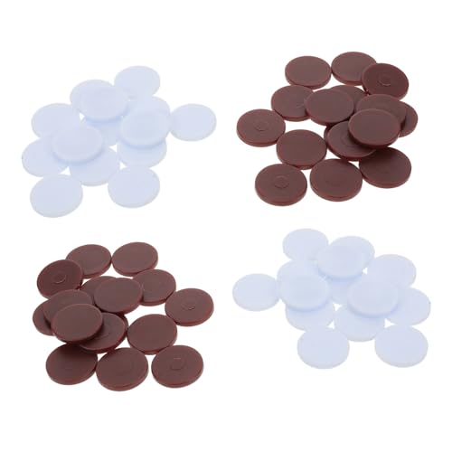 Toyvian 96stücke Schachfiguren Runden Zweifarbigen Spielsteinen Langlebiges Material Kompatibel Für Schach Dame Und Brettspiel Zum Erlernen Und Spielen Toyvian 96stücke Schachfiguren Runden Zweifarbigen Spielsteinen Langlebiges Material Kompatibel Für Schach Dame Und Brettspiel Zum Erlernen Und Spielen von Toyvian