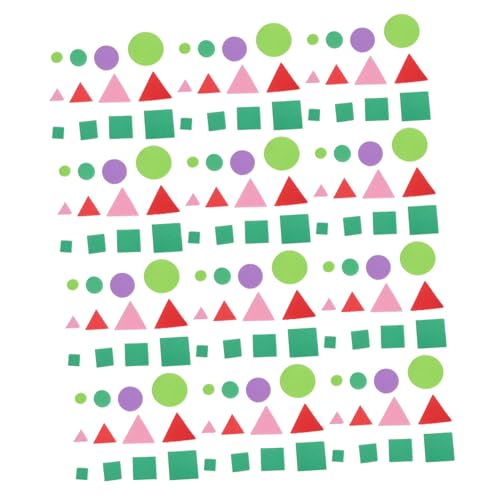 Toyvian 960 Stück Selbstklebende Geometrische Schaumstoff-Aufkleber für Bunte Formen Sticker für Vorschule Bastelbedarf von Kreativität und Sowie Farberkennung Toyvian 960 Stück Selbstklebende Geometrische Schaumstoff-Aufkleber für Bunte Formen Sticker für Vorschule Bastelbedarf von Kreativität und Sowie Farberkennung von Toyvian