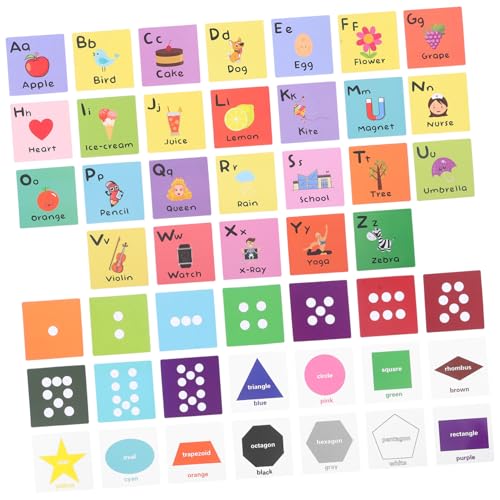 Toyvian Alphabet Lernkarten für Vorschulkinder Pädagogische Spielkarten mit Zahlen Buchstaben Formen und Farben Fördert Kognitive Entwicklung und Spielerisches Englisch Lernen Toyvian Alphabet Lernkarten für Vorschulkinder Pädagogische Spielkarten mit Zahlen Buchstaben Formen und Farben Fördert Kognitive Entwicklung und Spielerisches Englisch Lernen von Toyvian