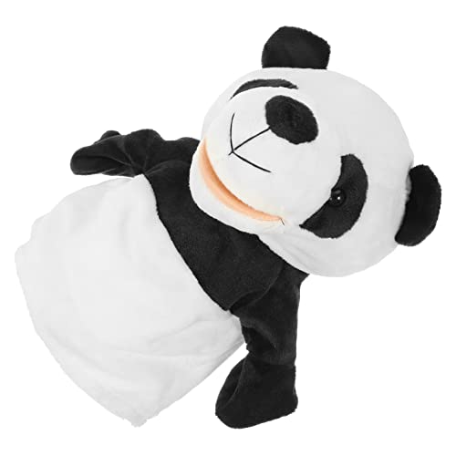 Toyvian Animal Hand Puppet Panda Cartoon Hand Puppenspielzeug Spielzeug Kinder Rollenspiel Handpuppen von Toyvian