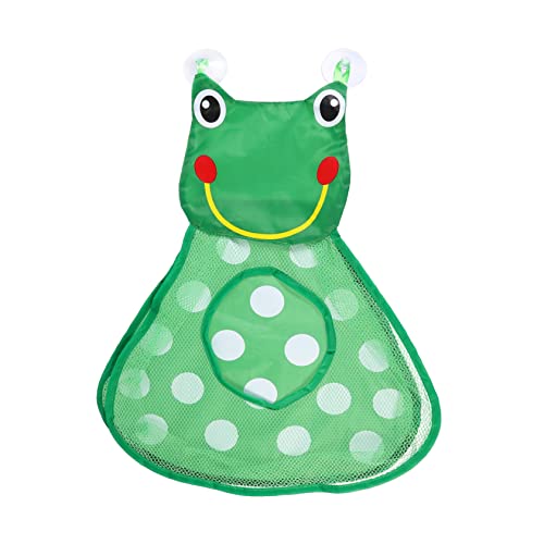 Toyvian Aufbewahrungstasche Für Badewanne Bausatz Flaschenausgießer Kinderdusche Spielzeugnetz Aufbewahrungsbehälter Handwärmekissen Badespielzeug Mikro Green Polyester von Toyvian