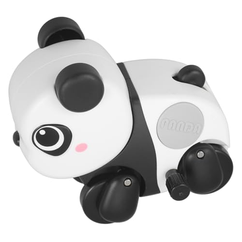 Toyvian Aufziehbares rotes Panda- kinderpuzzle kinderspielzeug lustiges Halloween Auto Tiere aufziehbares Tierspielzeug zum Aufziehen Abs Black von Toyvian