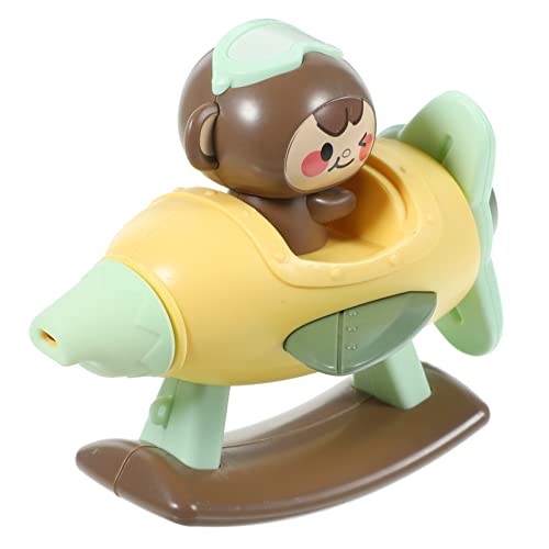 Toyvian Babypfeife Kinderpfeife kinderinstrumente Cartoon Flugzeug Pfeife Lernspielzeug -Flugzeug Cartoon-Pfeife kleine Spielsachen kreative Pfeife Plastik Green von Toyvian