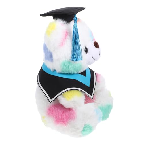 Toyvian Bachelor-Abschlusspuppe bär Kuscheltier Bär Stofftier Abschlussbärenpuppe entzückender Cartoon-Bär Kinderspielzeug schönes Kuscheltier Plüsch Blue von Toyvian