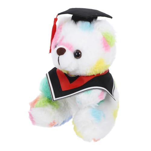 Toyvian Süße Graduierung Bär Gefüllte Spielzeug Cartoon Gefüllte Tiere Personalisierte Bär Puppe Ornament von Toyvian