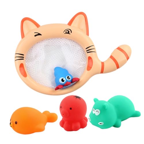 Toyvian Badespielzeug mit Süßen Tieren Angelspielzeug für Dusche und Badewanne Wasserdichtes Fischernetz für Jungen und Mädchen Vielseitig für Pool und Strand Geeignet Toyvian Badespielzeug mit Süßen Tieren Angelspielzeug für Dusche und Badewanne Wasserdichtes Fischernetz für Jungen und Mädchen Vielseitig für Pool und Strand Geeignet von Toyvian