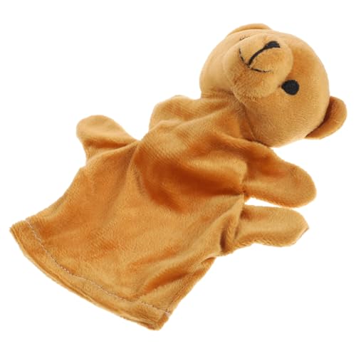 Toyvian Bär Handpuppe interaktives Interactive Toys Puppen für kindergeburtstags mitgebsel handspielpuppen Plüsch-Handpuppen Tierpuppe PP Baumwolle Light Brown von Toyvian