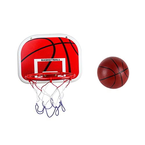 Toyvian Basketball Spielzeugset Wandmontierbarer Basketballkorb Für Drinnen Und Draußen Inkl Basketball Und Zubehör Ideales Sportspielzeug Für Jungen Und Mädchen von Toyvian