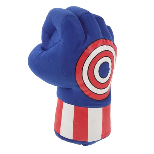 Toyvian Boxhandschuhe Manschetten Superheld Plüschhandschuhe Hand Smash Handschuhe Handschuh für Cosplay-Requisite-Kostüm Infinity-Handschuhe PP Baumwolle Blue von Toyvian