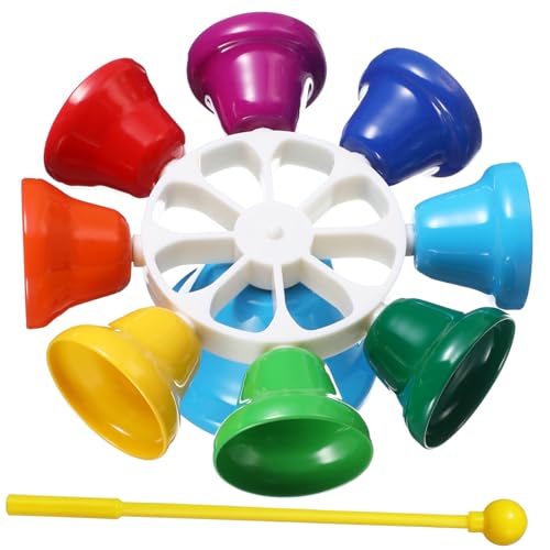 Toyvian Buntes Glockenspiel Musikinstrument für Frühförderung Handglocke Lernspielzeug zur Gehirnentwicklung Kindergarten Geeignet Toyvian Buntes Glockenspiel Musikinstrument für Frühförderung Handglocke Lernspielzeug zur Gehirnentwicklung Kindergarten Geeignet von Toyvian