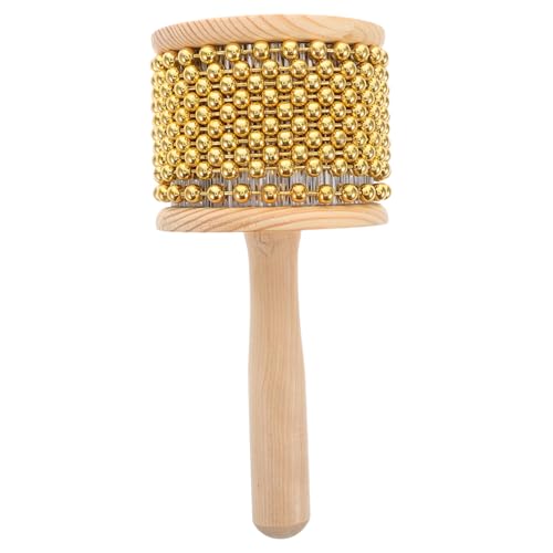 Toyvian Cabasa-schlaginstrument Mit Holzgriff: Afrikanischer Rhythmus-Shaker Mit Metallperlen – Musikalisches Lateinamerikanisches Instrument Für Jazz- Und Weltmusik-auftritte Toyvian Cabasa-schlaginstrument Mit Holzgriff: Afrikanischer Rhythmus-Shaker Mit Metallperlen – Musikalisches Lateinamerikanisches Instrument Für Jazz- Und Weltmusik-auftritte von Toyvian