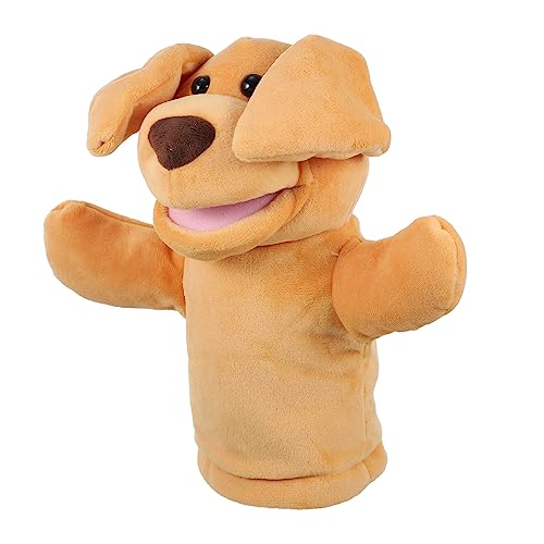 Toyvian Cartoon Hund Handpuppe Spielzeug Plüschhand Puppet Kid Gefüllte Tierspielzeug von Toyvian