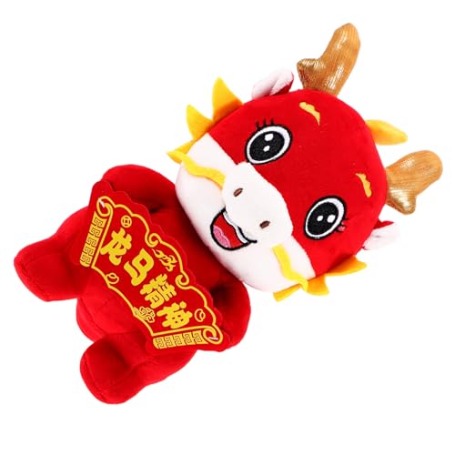 Toyvian Chinesisches Neujahrsplüschtier Drache Kuscheltier mit Lebendigem Farbdesign Gefüllt mit Festliches für Familie zum Jahr Drachen Toyvian Chinesisches Neujahrsplüschtier Drache Kuscheltier mit Lebendigem Farbdesign Gefüllt mit Festliches für Familie zum Jahr Drachen von Toyvian