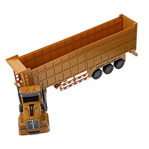 Toyvian Container-LKW-Modell Auto Spielzeug Große Lastwagen Autospielzeug Auto Model Mini-Spielzeug Lastwagen Für Jungs Puzzle-Spielzeug LKW-Handwerk Vielfalt Kind Motor Legierung von Toyvian