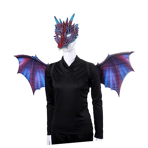 Toyvian Cosplay Drachenflügel Halloween-hund Flügel Kostümkleid Drachenkostüm Bühne Halloween-cosplay Halloween-drachenflügel Led-flügel Für Erwachsene Schmetterlingsflügel Kostüm Kostüme von Toyvian