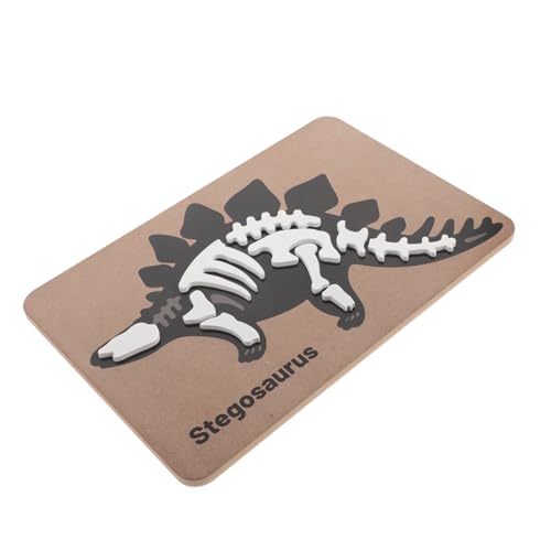 Toyvian Dinosaurier-fossilien-Puzzle Puzzle Aus Holz Puzzle-Spielzeug 3D-Dinosaurier-Puzzle Stem-Dinosaurier-puzzlespielzeug Dinosaurierspielzeug Für Kleinkinder Holzpuzzle Hölzern Black von Toyvian