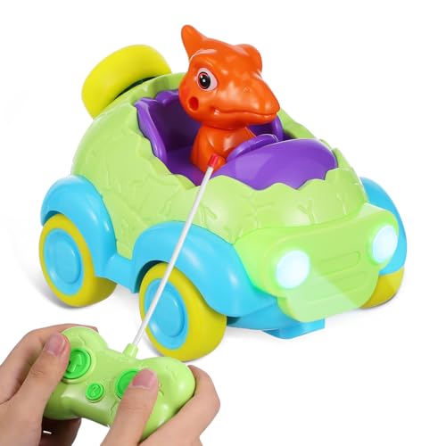 Toyvian Dinosaurierspielzeug Für Kinder Von 3 Bis 5 Jahren Ferngesteuertes Auto Für Kleinkinder Wiederaufladbare Rc-Autos Für Kleinkindspielzeug Von 2 Bis 3 Jahren Dinosaurierspielzeug von Toyvian