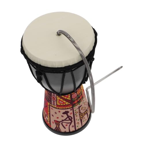 Toyvian Donnertrommel Trommel Mit Stoffbemalung Schlagzeug Handpfannentrommel Schlaginstrument Trommelstöcke Trommelmaschine Darbuka-Trommel Handtrommeln Für Erwachsene Djembe von Toyvian