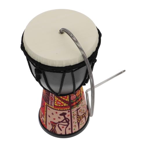 Toyvian Donnertrommel afrikanische Trommel Musikinstrument Percussion Instrument Schlaginstrument Musikalische Handtrommel Trommel aus Ziegenfell Kelchtrommel PVC von Toyvian