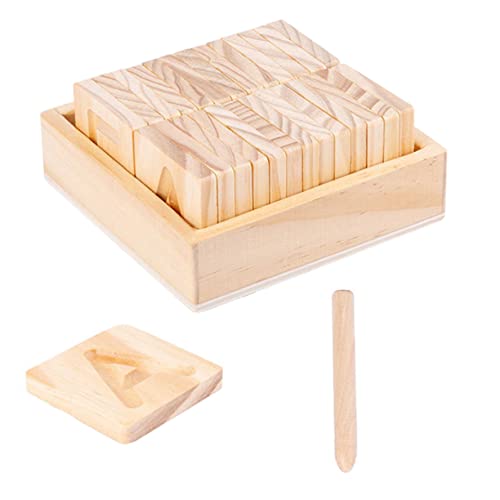 Toyvian Doppelseitiges Lernspielzeug Set Mit Buchstaben Und Zahlen Alphabet Schreibtafel Für Montessori Bildungs Zur Der Sprachentwicklung Und Motorik von Toyvian