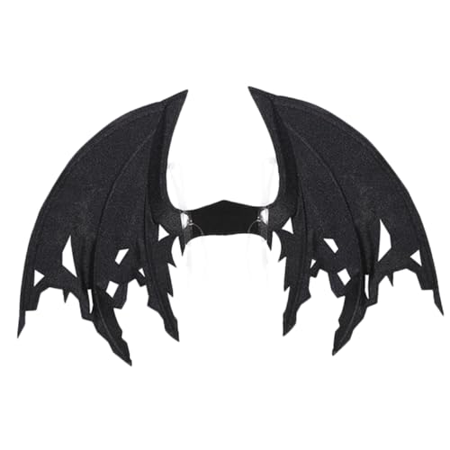 Toyvian Drachenflügel Halloween-Cosplay-Flügel Drachen-Cosplay-Requisiten Drachenkostüm Kinder Karnevalsflügel karnevalskostüme fasnachtskostüme Schwarze Flügel Cosplay-Accessoire Gritbo von Toyvian