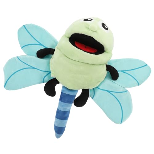 Toyvian Dragonfly Plush Hand Puppet Weiche Dragonfly Puppet Stoffed Animal Hand Puppet Toy Ideal Für Kinderpuppen -Showspiele Geschichtenerzählen Unterricht Vorschulbildung von Toyvian