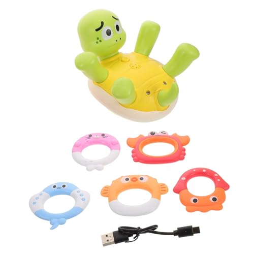 Toyvian Elektrisches Wasserspritz Schildkröten mit Drehenden Ringen Interaktives Badespielzeug für Spritzendes Wasserspielzeug für Badewanne Sommerpool und Strandspaß Toyvian Elektrisches Wasserspritz Schildkröten mit Drehenden Ringen Interaktives Badespielzeug für Spritzendes Wasserspielzeug für Badewanne Sommerpool und Strandspaß von Toyvian