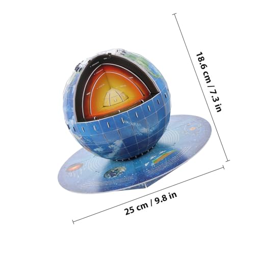 Toyvian Erdstruktur Puzzle DIY Kinderfreundlich ohne Kleber Spielerisch Lernend Fördernd Hand Auge koordination Pädagogisch Weltkugel Modell für Mädchen Jungen Ab Jahren Toyvian Erdstruktur Puzzle DIY Kinderfreundlich ohne Kleber Spielerisch Lernend Fördernd Hand Auge koordination Pädagogisch Weltkugel Modell für Mädchen Jungen Ab Jahren von Toyvian