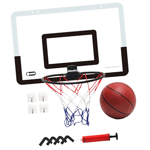 Toyvian Faltbarer Basketballkorb Für Indoor & Outdoor Spielzeugset Für Lustigen Basketballspaß Einfacher Aufbau Ohne Bohren Mit Schwarzem Und Weißem Design Perfekt Als Für von Toyvian