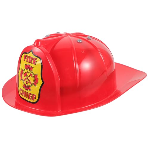 Toyvian Feuerwehrhelm Für Rollenspiele Cosplay Feuerwehrmann Hut Für Ideales Kostümzubehör Für Feuerwehr Themenpartys Und Verkleidungen von Toyvian