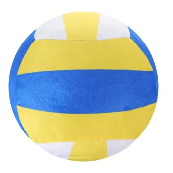 Toyvian Plüsch-Volleyball Flauschig Gefüllter Volleyball-Plüschtier-Volleyball-Plüsch-Wurfkissen-Bett-Sofa-Kissen Ball-Geschenke Spielzeug Kinder-Stofftiere Geschenke Für Volleyball-Wurfskissen von Toyvian