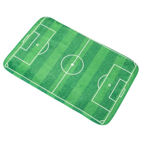 Toyvian Fußballmatte Für Board-fußball Spielmatte Gepolsterter Fußball Mikro Fußball Mini-fußball Billard Fußball Fußpolster-fußball Spielbrett Fußball Kinderfußball Polyester Green von Toyvian