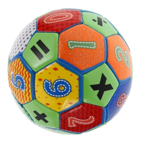 Toyvian Fußballspielzeug für Kinder Aufblasbarer Fußball mit Zahlen Kinder Fußballspielzeug Interaktives Spielzeug für Kinder Fußballspielzeug für Babys Fußbälle Fußballjugend Pu von Toyvian