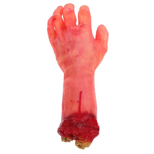 Toyvian Gebrochene Hand Mit Prothese Im Spukhaus Halloween-Spinnennetz-Dekorationen Horror Menschlich Im Freien Unheimlich Halloween-animatronik Halloween-schlauchboote Emulsion von Toyvian