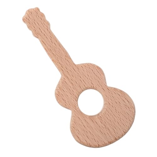 Toyvian Gitarrenschmuck Für Handgas Hasen- -pappteller Kleine Musikinstrumente Kleinkind Dekoration Süße Nadel -Dekoration Süßes Kaninchen Hase Aus Pappteller Khaki Holz von Toyvian