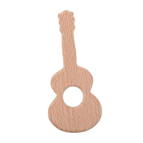 Toyvian Gitarrenschmuck Für Holzspielzeug Fruchtspielzeug Kinderspielzeug Log-Dekoration Gitarrendekoration Cartoon-karton Hasen- -pappteller Stoßfestes Acetylenmessgerät Khaki von Toyvian