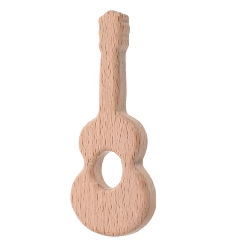 Toyvian Gitarrenschmuck für holzspielzeug Gitarre Gitarren für Babys Musikinstrument Mini Gitarre Kognitives Gitarrenmodell für Mini-Gitarre Khaki von Toyvian