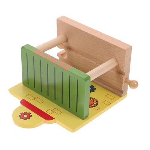 Toyvian Gleiszubehör Rollenspiel Züge Simulation Bahnhofsmodell Für Spiele DIY Holz von Toyvian