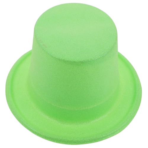 Toyvian Glitzerhut Kostümhut Dekorativer Hut Hut Zylinder Hut Irischer Stein Mini-zylinder St. Patricks Mütze St. Patricks Day Zylinder St. Patrick's Day Irish Hut Green Glitzerpulver von Toyvian