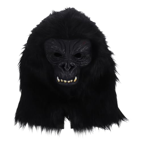 Toyvian Gorilla Maske Halloween Kostüm Maske Dekorative Halloween Maske Karnevalsmaske Kostüm Zubehör Maske Für Outdoor Maskerade Maske Gorilla Cosplay Maske Cosplay Requisiten von Toyvian