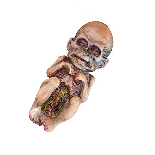 Toyvian Halloween-Puppe Horror-Geister-Baby-dekor Halloween-Party Knifflige Requisite Horrorpuppe Halloween Gruselige Baby-Requisiten Geisterhexenpuppe Puppen Bilden Schäumen Unheimlich von Toyvian