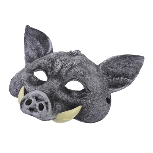 Toyvian Halloween Tiermaske Wildschwein Maske aus PU Material Langlebig und Sicher Cosplay Maske für Halloween Karneval Party Erwachsene Vielseitig Einsetzbar und Robust Toyvian Halloween Tiermaske Wildschwein Maske aus PU Material Langlebig und Sicher Cosplay Maske für Halloween Karneval Party Erwachsene Vielseitig Einsetzbar und Robust von Toyvian