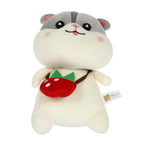 Toyvian Hamster Puppe Hamster Kuscheltier Hamster stofftier Kuscheltier Hamster Valentinstagsgeschenk kinderspielzeug geschmeidiges Hamsterspielzeug Hamster-Puppen- Plüsch von Toyvian