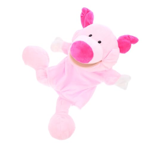 Toyvian Handpuppe kinderspielzeug die Puppenfirma Haustier Marionetten puppentrage spielzeuge Handpuppen Handpuppe zum Geschichtenerzählen PP Baumwolle Rosa von Toyvian