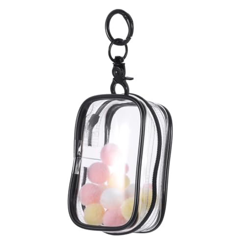 Toyvian Handtaschen Babytasche Zeigen Klarsichtvitrine Mit Reißverschluss Kleine Aufbewahrungsboxen Für Puppen Klare Figurentasche Puppen Handtasche Aufbewahrungstaschen Multifunktion PVC von Toyvian