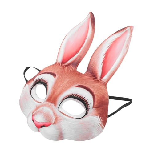 Toyvian Halloween Halbohr Tiermaske Party Karneval Maskerade Maske für Frauen Männer von Toyvian